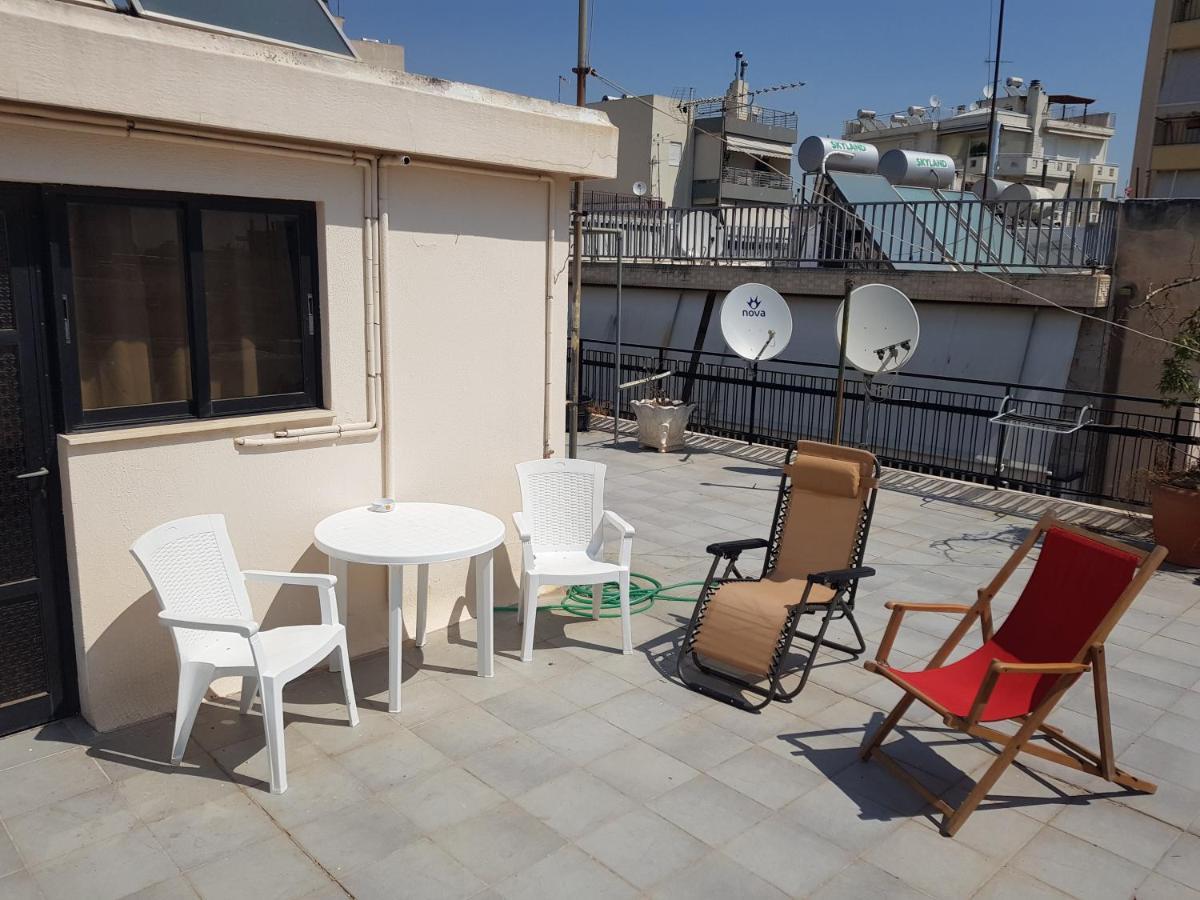 Terrace Roof Room @ Koridallos Metro St. & Piraeus Port Экстерьер фото